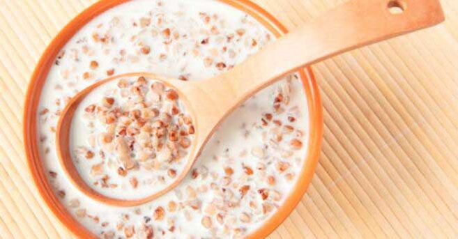 Buckwheat on kefir